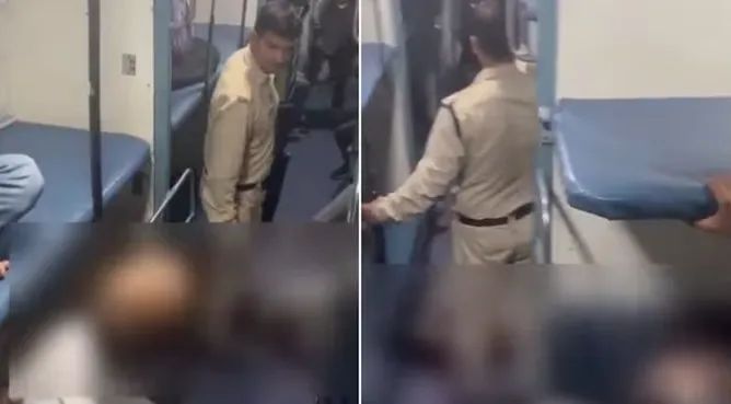 ट्रेन फायरिंग में मारे गए सैफुद्दीन शव परिजनों को सौंपा गया, कांस्टेबल ने मारी थी गोली कांस्टेबल ने मारी थी गोली