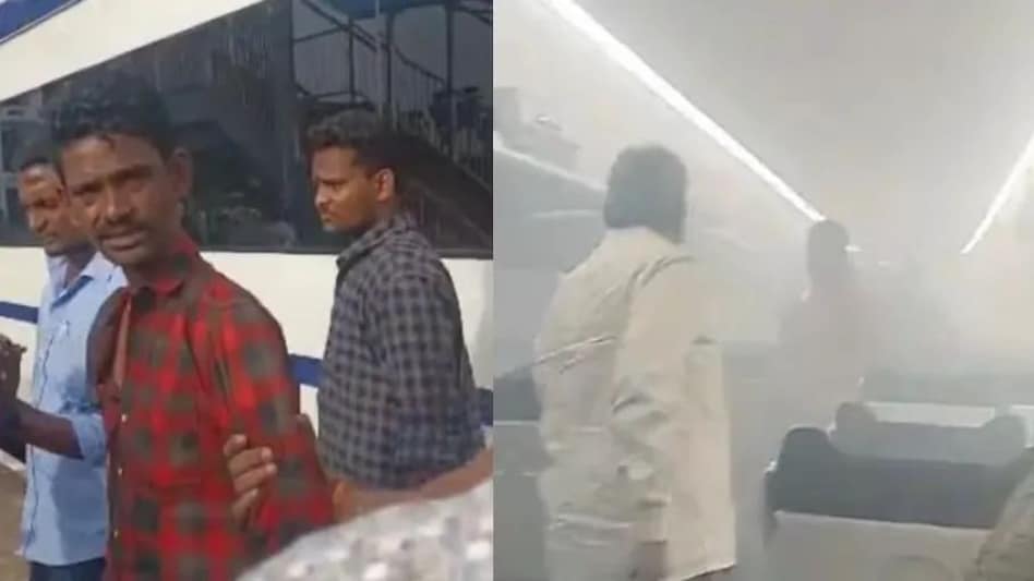 चोरी से वंदे भारत ट्रेन के शौचालय में यात्री ने किया धूम्रपान, बज गया फायर अलार्म, फिर हुआ एक्शन! चोरी से वंदे भारत ट्रेन के शौचालय में यात्री ने किया धूम्रपान, बज गया फायर अलार्म, फिर हुआ एक्शन!