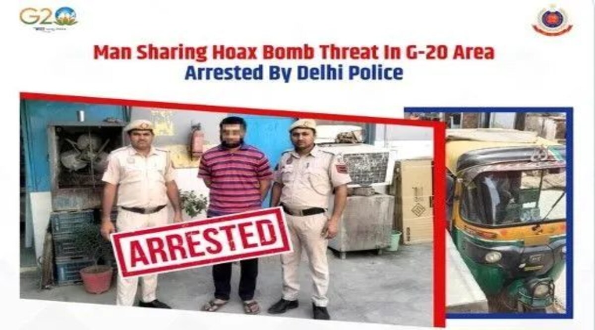 'G20 प्रगति मैदान की तरफ गन व विस्फोटक से भरा ऑटो जा रहा' सूचना से हड़कंप, जांच में फर्जी, ऑटो ड्राइवर को आतंकी बना अरेस्ट कराना चाहता था आरोपी G20 delhi crime arrested