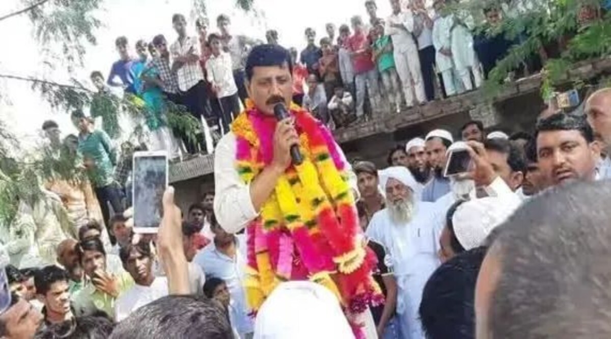 नूंह हिंसा मामले में कांग्रेस विधायक मामन खान गिरफ्तार Nuh Violence Congress MLA Arrested