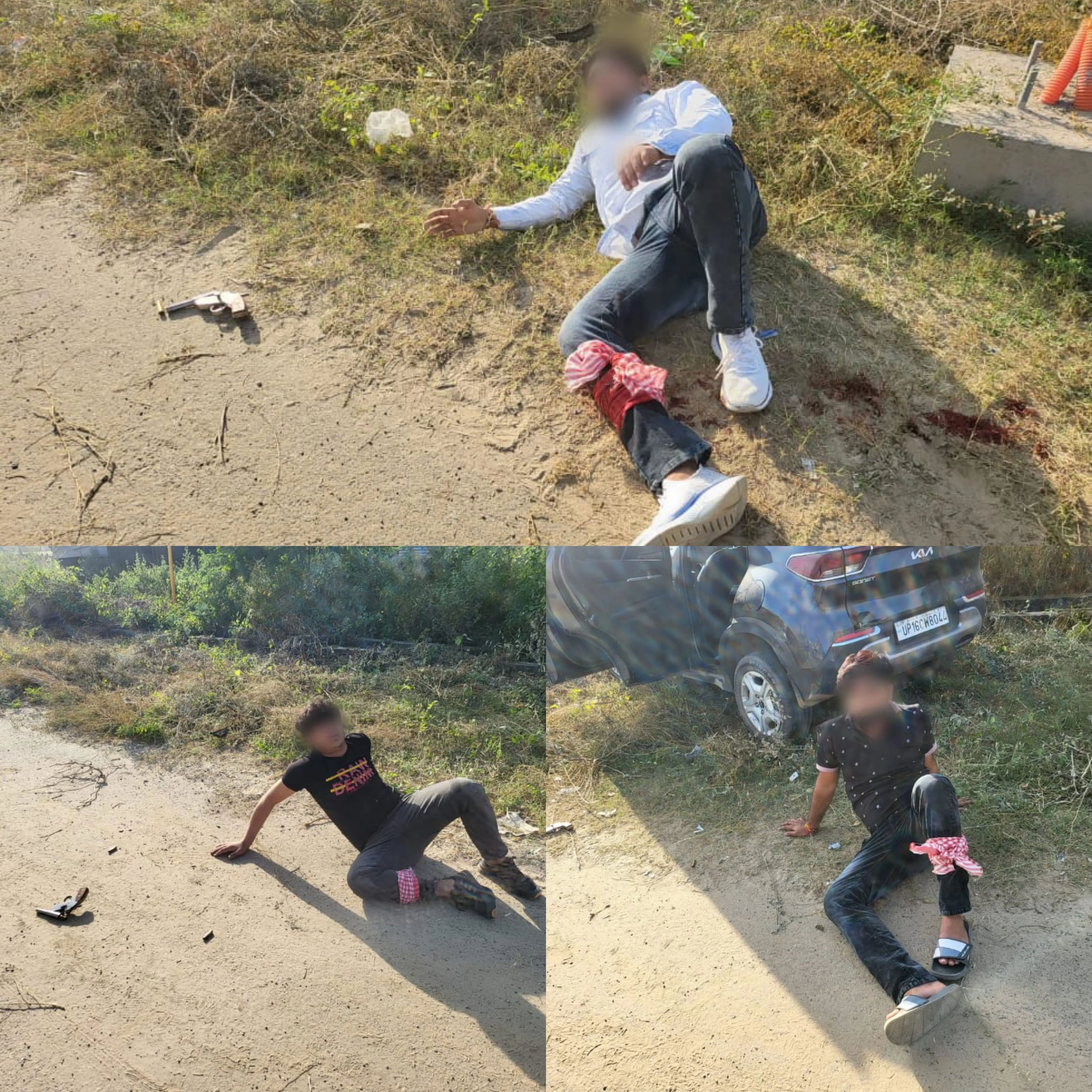 नोएडा पुलिस ने महिला से पूछा कितने आदमी थे? महिला ने कहा तीन, पुलिस ने तीनों लुटेरों को ठोंक दिया, एनकाउंटर में तीन गिरफ़्तार नोएडा पुलिस ने महिला से पूछा कितने आदमी थे? महिला ने कहा तीन, पुलिस ने तीनों लुटेरों को ठोंक दिया, ...