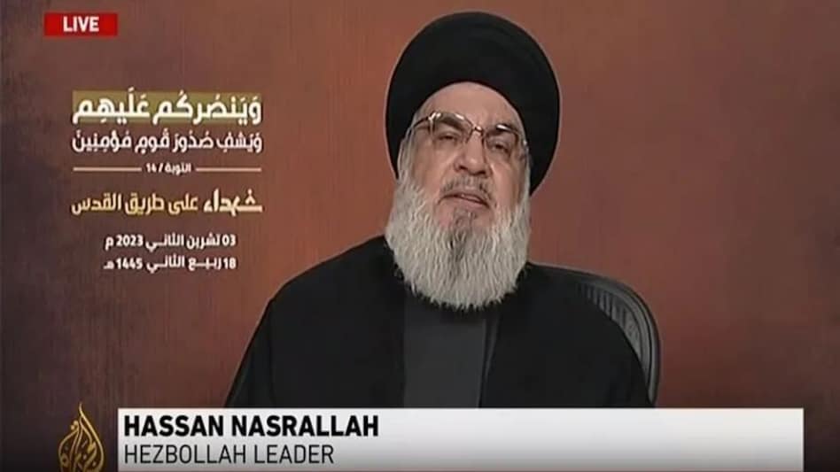 इजरायल- हमास युद्द में हिजबुल्लाह चीफ नसरल्लाह का बयान, ये धर्मयुद्ध है, कमजोर है इजरायली सेना इजरायल- हमास युद्द में हिजबुल्लाह चीफ नसरल्लाह का बयान, ये धर्मयुद्ध है, कमजोर है इजरायली सेना
