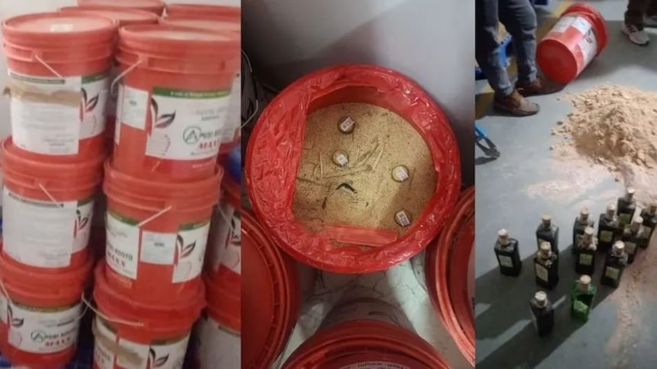 पेंट की बाल्टियों में लकड़ी का बुरादा भरकर छिपाते थे शराब की बोतलें, दो आरोपी गिरफ्तार पेंट की बाल्टियों में लकड़ी का बुरादा भरकर छिपाते थे शराब की बोतलें, दो आरोपी गिरफ्तार
