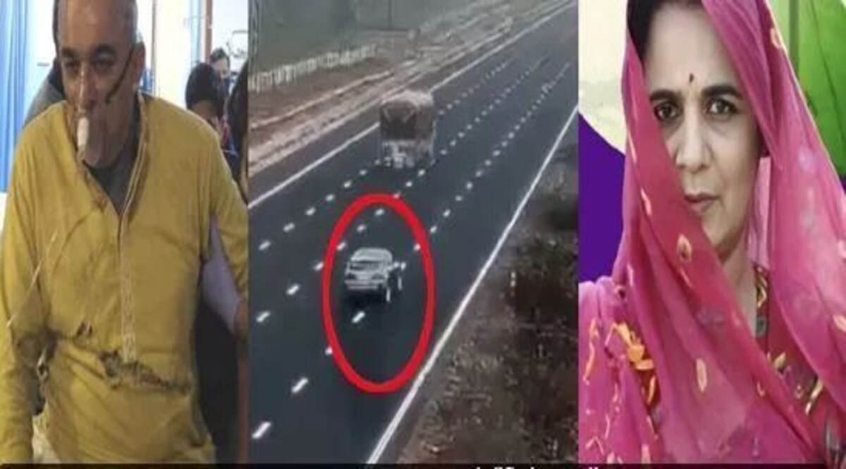 पूर्व सांसद मानवेंद्र सिंह के ड्राइवर को आ गई थी झपकी, सड़क से 150 मीटर दूर दीवार से टकराई कार पूर्व सांसद मानवेंद्र सिंह और उनकी पत्नी चित्रा सिंह इसी कार पर थे सवार