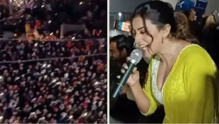 भोजपुरी एक्ट्रेस अक्षरा सिंह के शो में फिर चली लाठियां, कुर्सियां टूट गईं भोजपुरी एक्ट्रेस अक्षरा सिंह के शो में फिर चली लाठियां, कुर्सियां टूट गईं