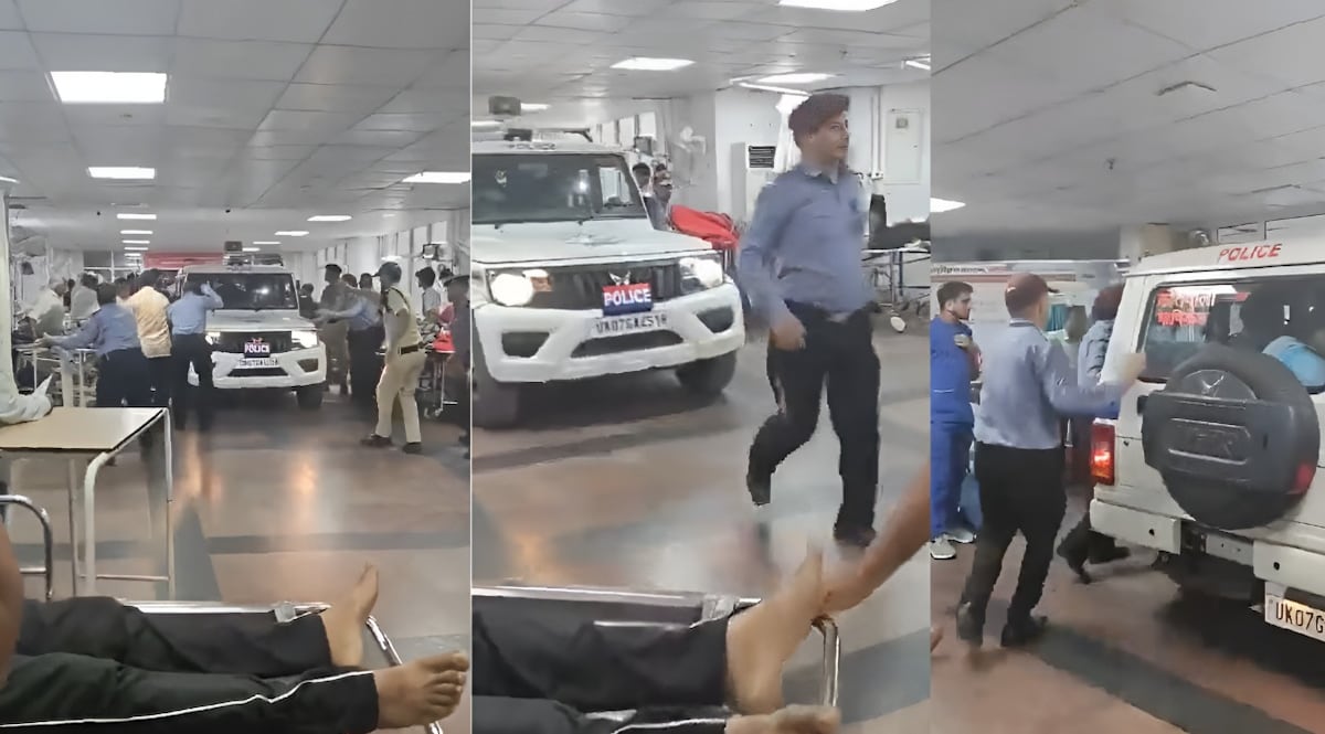 AIIMS की OPD में चौथे फ्लोर पर घुसी पुलिस की जीप, फिल्मी स्टाइल में किया आरोपी को गिरफ्तार CrimeTak
