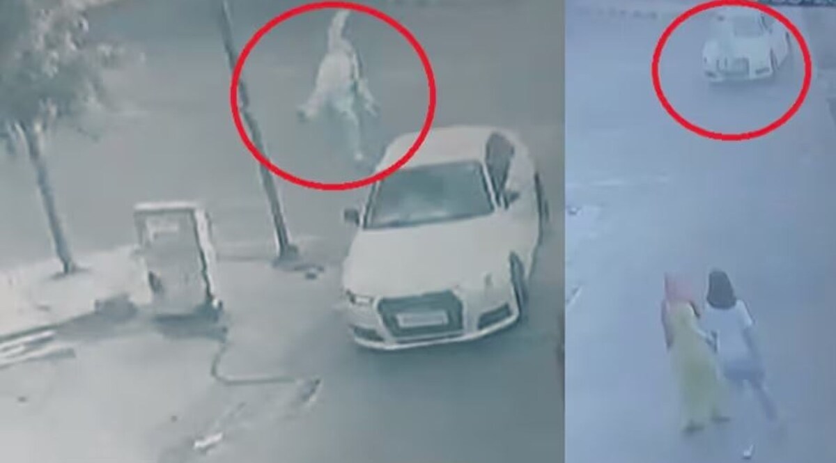 नोएडा में ऑडी कार ने बुजुर्ग को मारी टक्कर, मौके पर मौत, खौफनाक घटना सीसीटीवी में कैद CrimeTak