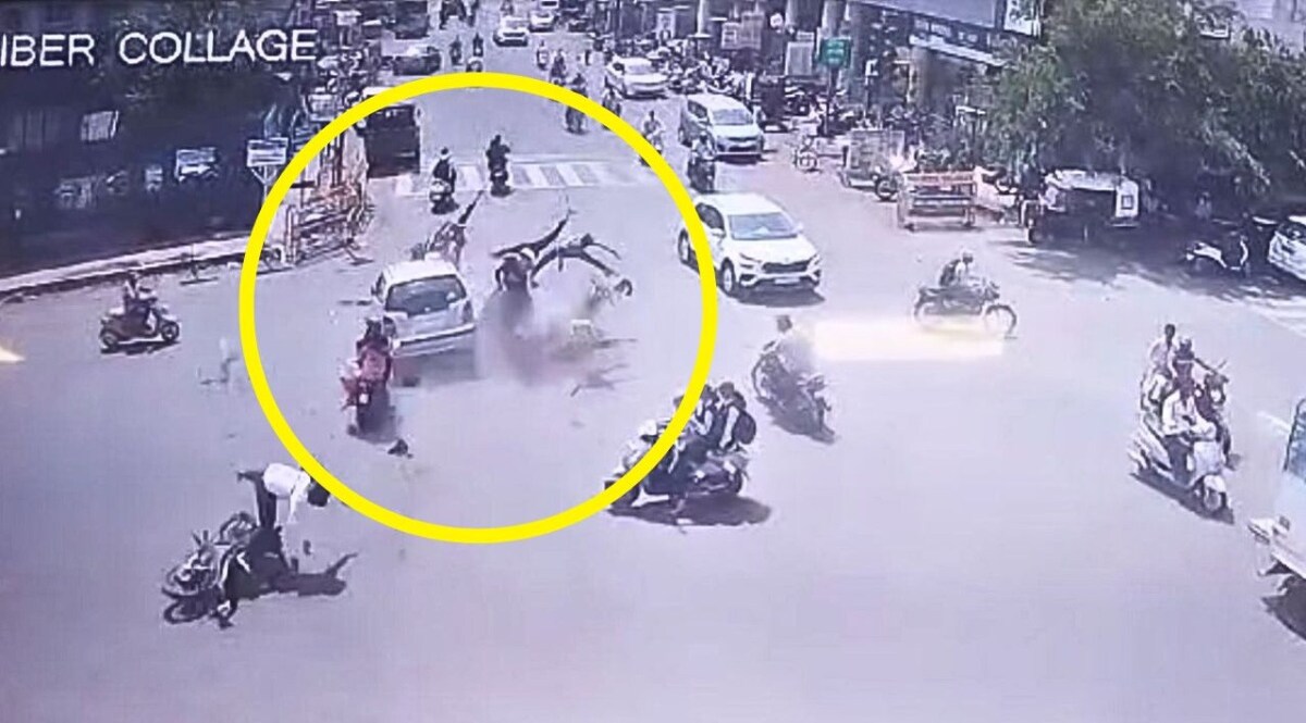 पुणे पोर्श कार एक्सीडेंट से भी खतरनाक कार हादसा, तेज रफ्तार कार ने मचाया कहर, कई गाड़ियों को रौंदा CrimeTak