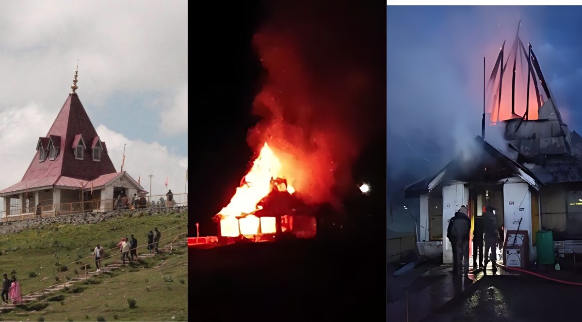 Gulmarg में 'जय जय शिव शंकर' गाने वाला 100 साल पुराना शिव मंदिर 'रहस्यमय' आग से हुआ राख CrimeTak