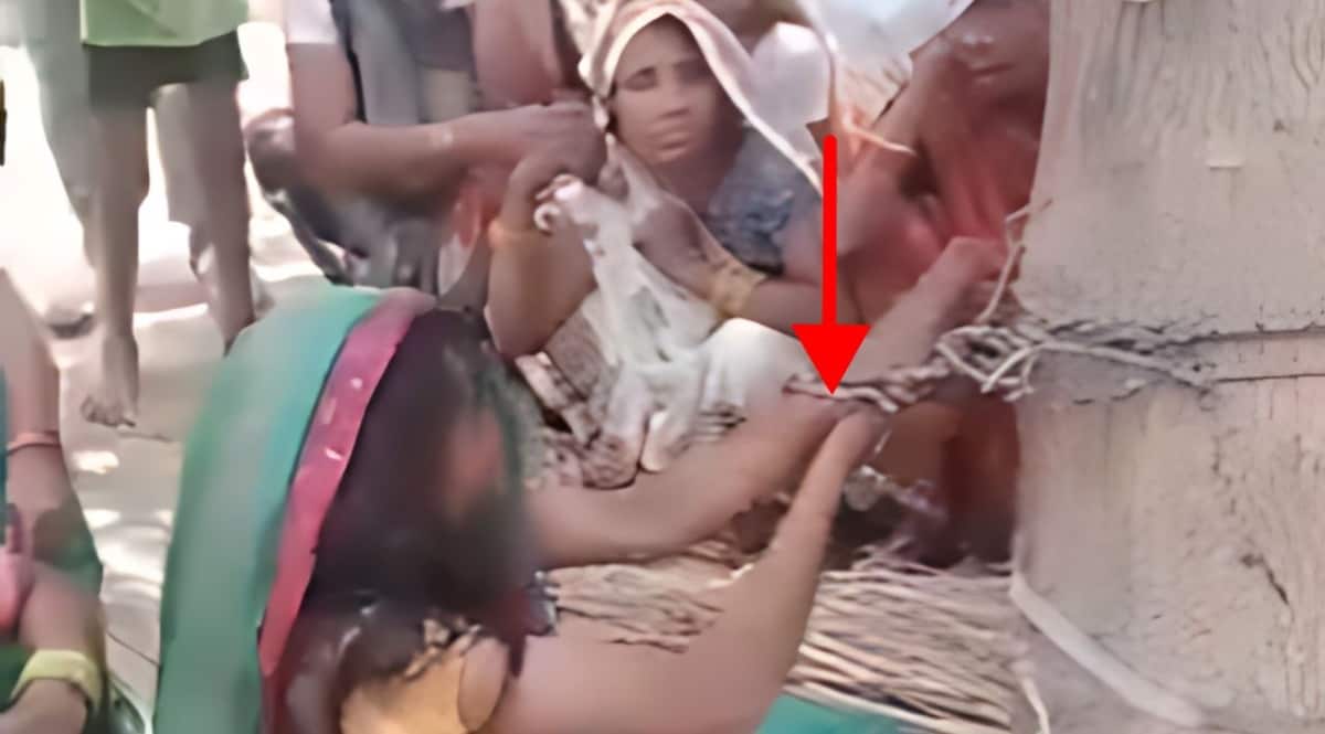 अलीगढ़ में विवाहिता को पेड़ से बांधकर दी गई तालिबानी सजा, वीडियो देख सन्न रह जाएंगे CrimeTak