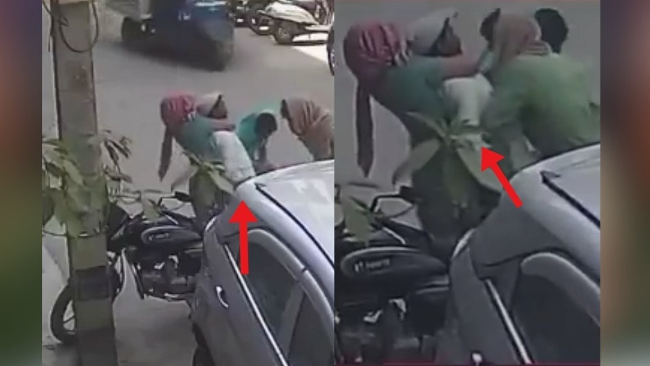 दिल्ली में गलाघोंटू गैंग का Live Video, ऐसे करते हैं ये बदमाश दिनदहाड़े लूट की वारदात CrimeTak