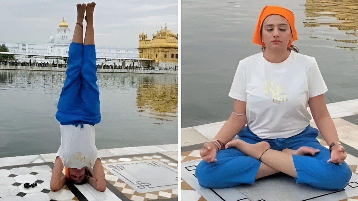 स्वर्ण मंदिर में योग करना पड़ गया भारी, इंस्टाग्राम इन्फ्लुएंसर अर्चना मकवाना के खिलाफ केस दर्ज - case filed against Instagram influencer Archana Makwana Doing yoga at the ...