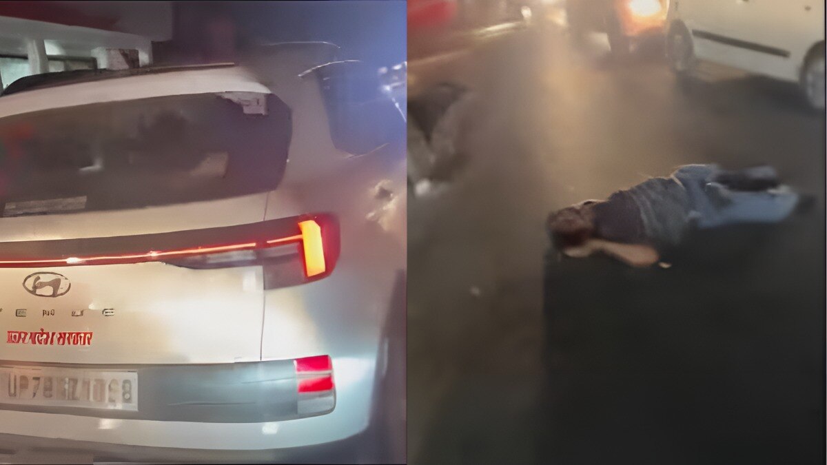 Hit & Run: कार ने पहले 40 मीटर तक घसीटा और फिर कुचलकर भाग गया CrimeTak