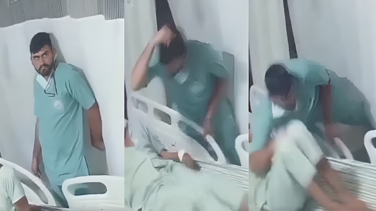 ICU में बेड पर लेटे मरीज की नर्स ने की पिटाई, CCTV में कैद ये वीडियो डराने वाला है ICU में बेड पर लेटे मरीज की नर्स ने की पिटाई, CCTV में कैद ये वीडियो डराने वाला है