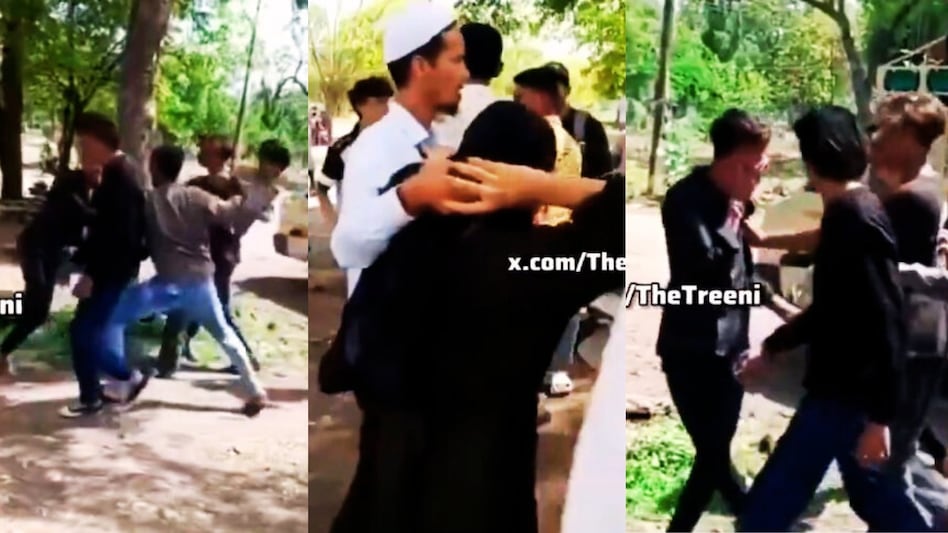 छत्रपति संभाजीनगर में बुर्केवाली लड़की से बात कर रहा था युवक, भीड़ ने हिंदू युवक को दौड़ा दौड़ा कर पीटा, Video वायरल छत्रपति संभाजीनगर में बुर्केवाली लड़की से बात कर रहा था युवक, भीड़ ने हिंदू युवक को दौड़ा दौड़ा कर पीटा, Video वायरल