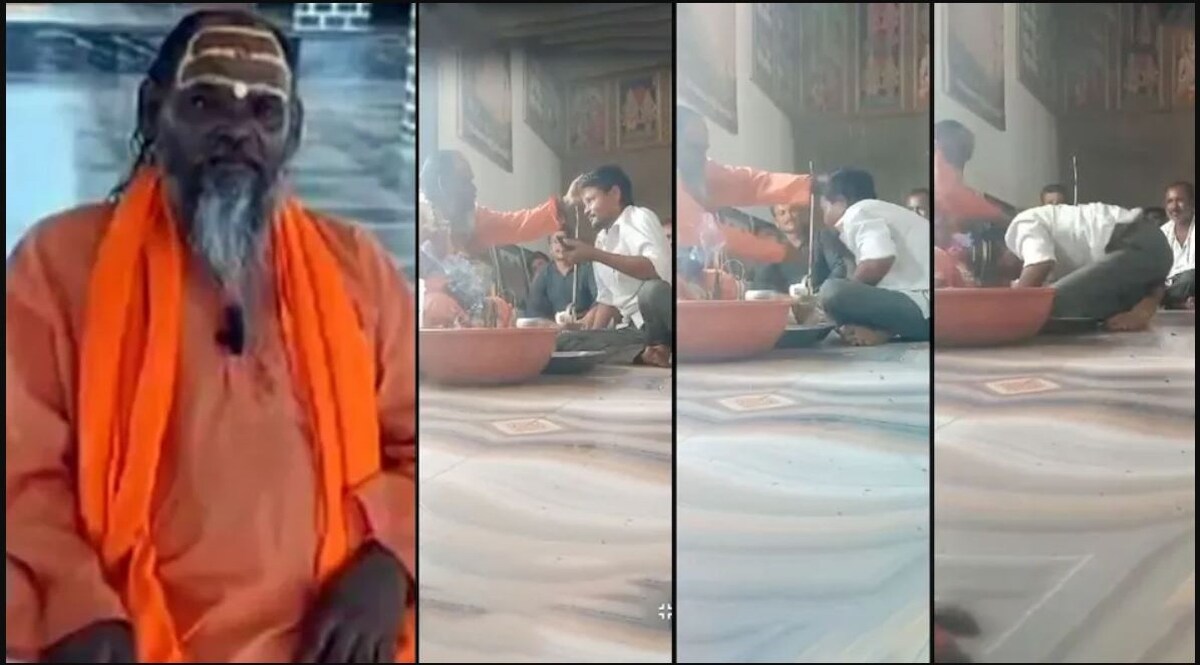 मार्केट में आ गए नए बाबा, पीट-पीटकर छुड़ा देते हैं शराब, शराब छुड़ाने के नाम पर युवक को बेरहमी से पीटा, Video Viral CrimeTak