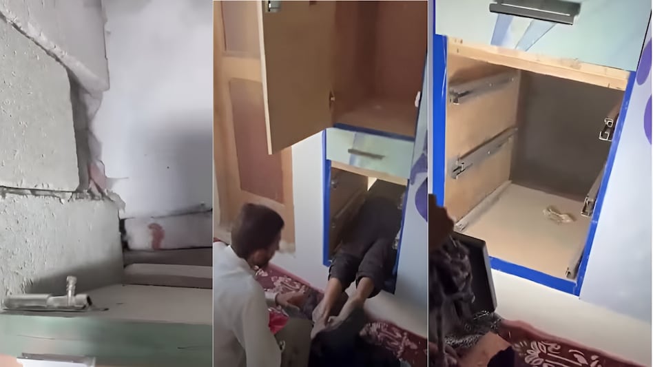 'Wardrobe' में मिला आतंक का अड्डा, सेना के Search Operation में सामने आया अलमारी में बना कंक्रीट का Bunker 'Wardrobe' में मिला आतंक का अड्डा, सेना के Search Operation में सामने आया अलमारी में बना कंक्रीट का Bunker
