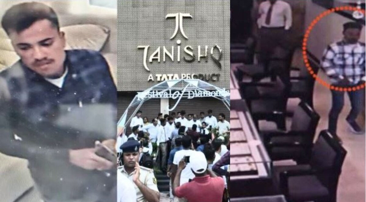 Tanishq के शोरूम में दिनदहाड़े 20 करोड़ की डकैती, कस्टमर बनकर ली एंट्री, ग्राहकों को Gunpoint पर बंधक बनाया CrimeTak