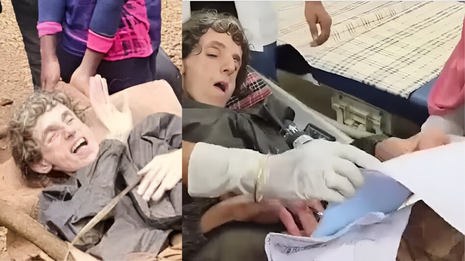 जंगल में जंजीर में जकड़ी रोती हुई मिली American Lady, इंजेक्शन देकर किया गया था बेहोश जंगल में जंजीर में जकड़ी रोती हुई मिली American Lady, इंजेक्शन देकर किया गया था बेहोश