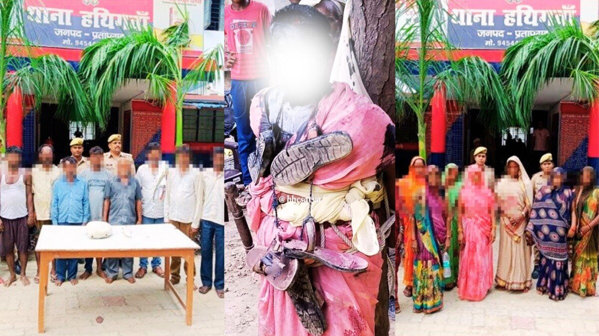 राजा भैया के इलाके में प्रेम करने की तालिबानी सज़ा, महिला को गंजा कर पेड़ से बांध कर पीटा, मुंह पर पोती कालिख राजा भैया के इलाके में प्रेम करने की तालिबानी सज़ा, महिला को गंजा कर पेड़ से बांध कर पीटा, मुंह पर पोती कालिख