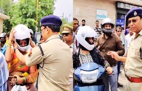 राखी पर Noida Police का बहनों को खास तोहफा, रक्षाबंधन के दिन नहीं कटेगा चालान, रक्षाबंधन के दिन बहनों को बांटे हेलमेट CrimeTak