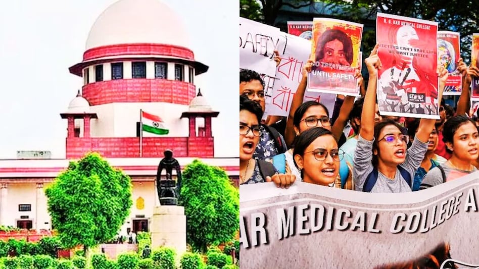 Kolkata Rape केस में सुप्रीम कोर्ट ने बनाई नेशनल टास्क फोर्स, पुलिस, प्रशासन और अस्पताल को लगाई लताड़, चीफ जस्टिस ने लगा दी सुलगते सवालों की झड़ी Kolkata Rape केस में सुप्रीम कोर्ट ने बनाई नेशनल टास्क फोर्स, पुलिस, प्रशासन और अस्पताल को लगाई लताड़, चीफ जस्टिस ने लगा दी सुलगते सवालों की झड़ी