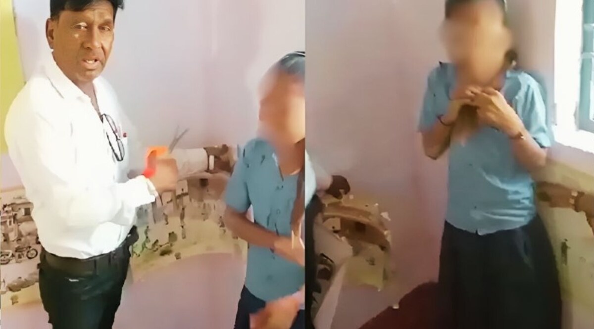 नशे में टल्ली टीचर ने क्लास रूम में काट दी छात्रा की चोटी, बोला "जो करना है कर लो" CrimeTak