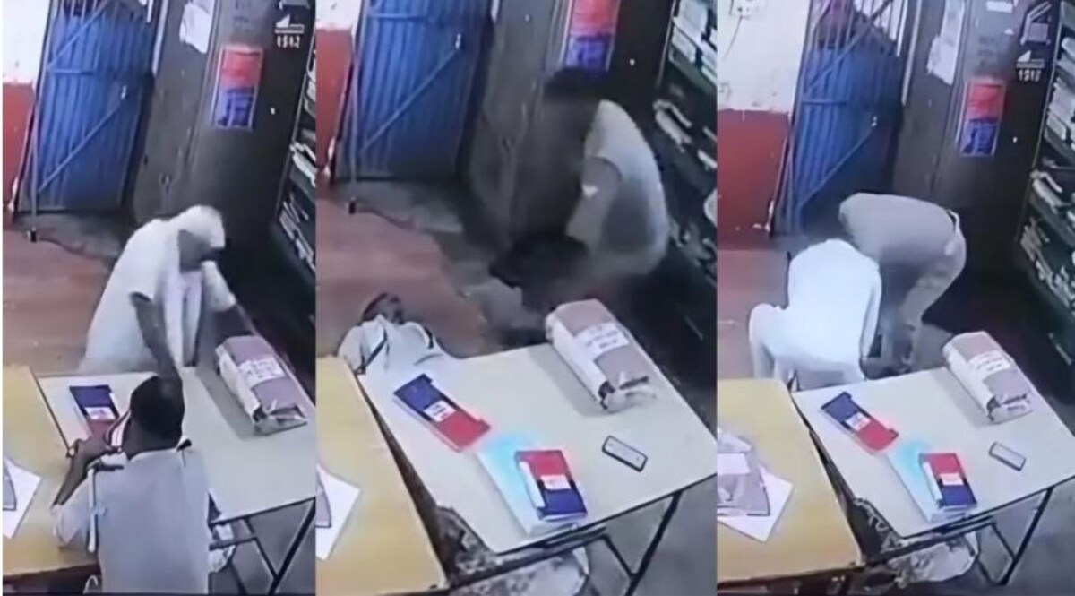 रिपोर्ट लिखाते समय हार्ट अटैक से थाने में गिरा बुजुर्ग, सिपाही ने देवदूत बनकर बचाई जान, जान बचाने का Video Viral CrimeTak