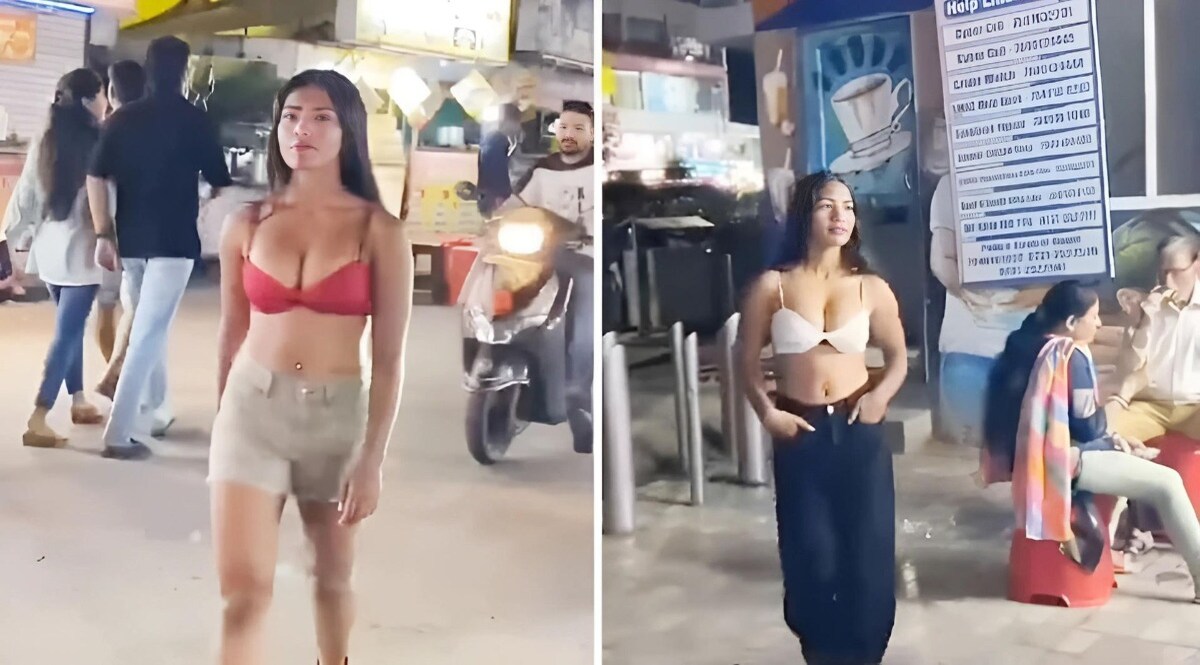 शहर में ब्रा पहनकर घूम रही थी लड़की, VIDEO हुआ वायरल तो मांगी माफी, बोली-सुसाइड करना चाहती हूं CrimeTak