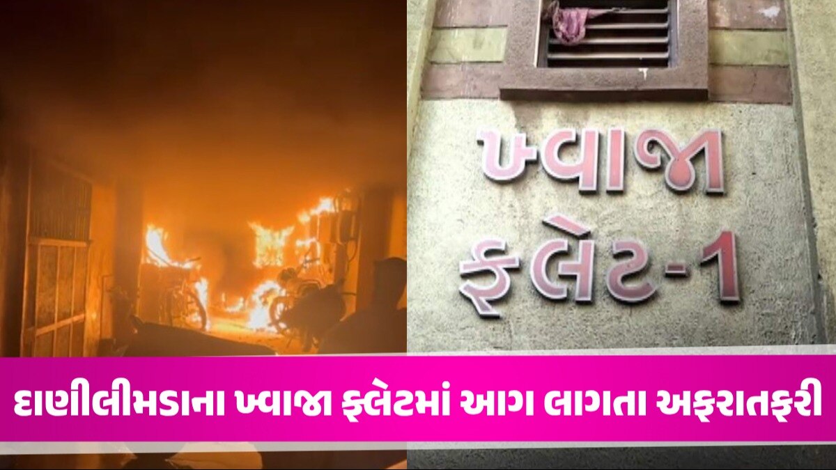 Ahmedabad: દાણીલીમડાના ખ્વાજા ફ્લેટમાં ભીષણ આગ લાગતા 1 બાળકનું મોત, 8 લોકો હોસ્પિટલમાં સારવાર હેઠળ દાણીલીમડાના ખ્વાજા ફ્લેટમાં આગ લાગતા અફરાતફરી