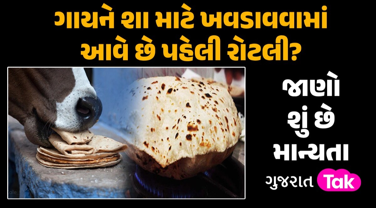દરેક ઘરોમાં પહેલી રોટલી ગાય માટે જ કેમ બનાવાય છે? જાણો શું છે માન્યતા ગાયને શા માટે ખવડાવવામાં આવે છે પહેલી રોટલી?