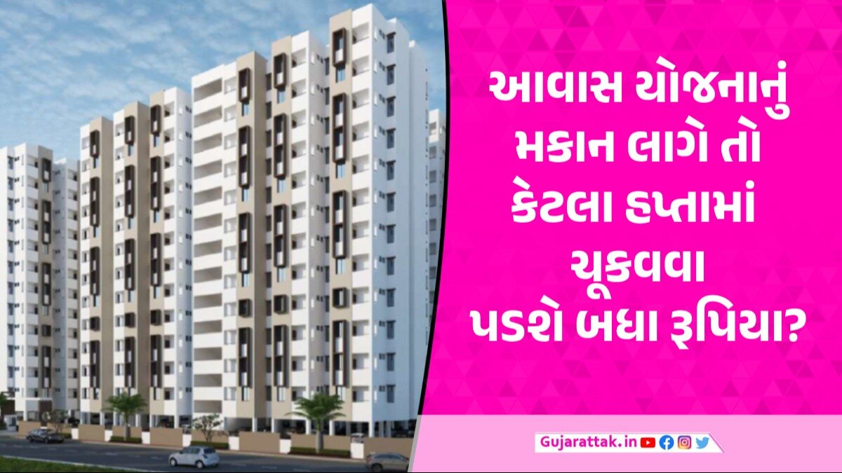 EWS આવાસ યોજનાના ફોર્મમાં કેટલી ડિપોઝિટ છે? જાણો, ડ્રોમાં મકાન લાગે તો પૈસા ભરવા કેટલો સમય મળશે EWS Awas scheme
