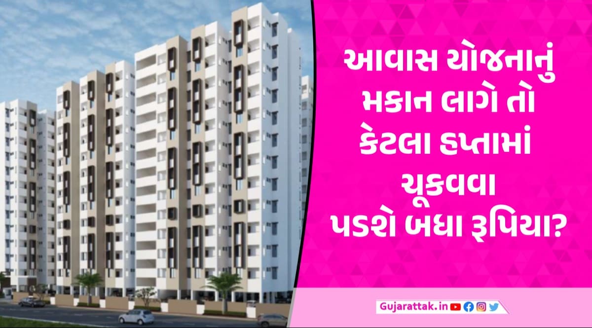 EWS આવાસ યોજનાના ફોર્મમાં કેટલી ડિપોઝિટ છે? જાણો, ડ્રોમાં મકાન લાગે તો પૈસા ભરવા કેટલો સમય મળશે EWS Awas scheme
