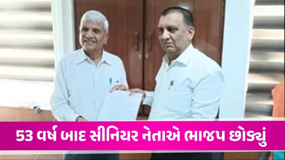 સાબરકાંઠા બાદ હવે વિજાપુર ભાજપમાં ભડકો, સી.જે ચાવડાને ટિકિટ મળતા સીનિયર નેતાનું રાજીનામું Mehsaba BJp