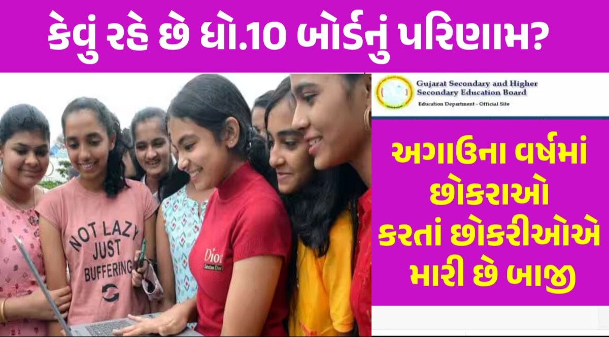 Board Result: ગુજરાત બોર્ડ ધો.10 ના પરિણામના મહત્વના આંકડા, જુઓ અત્યાર સુધી કેવો રહ્યો છે ટ્રેન્ડ ધોરણ 10ના પરિણામના પાછલા વર્ષોના આંકડા