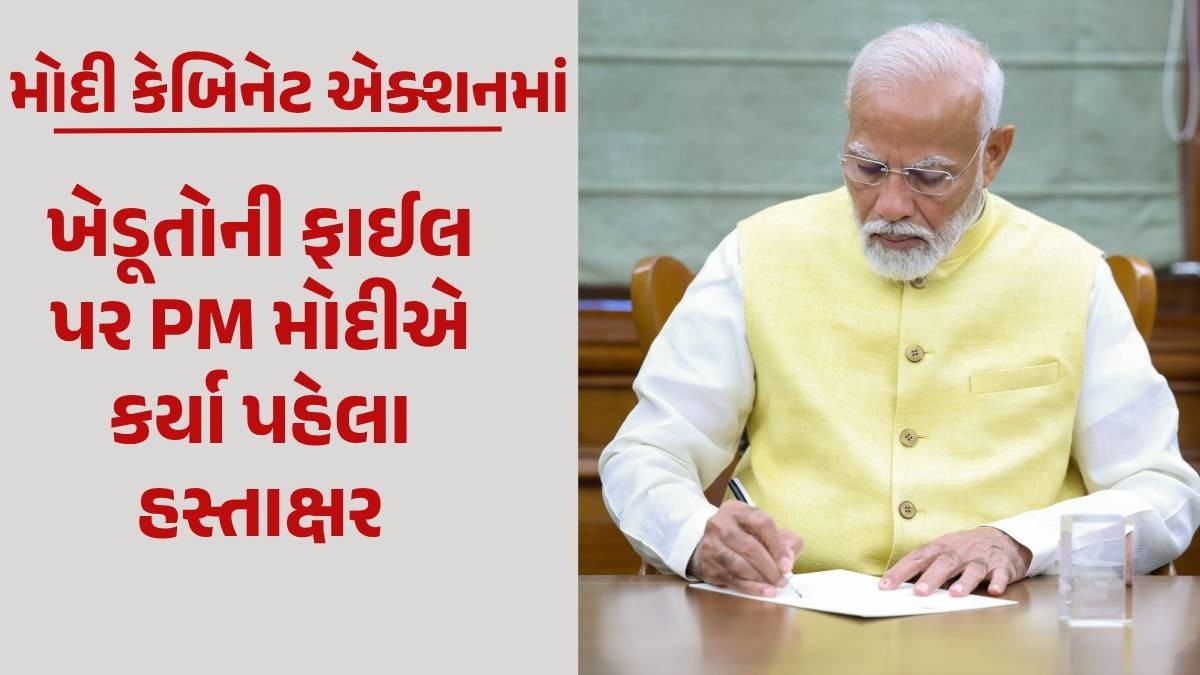 શપથગ્રહણના 16 કલાક બાદ PM મોદીએ પહેલી ફાઈલ પર સાઈન કરી, ખેડૂતો માટે લીધો મોટો નિર્ણય PM Modi
