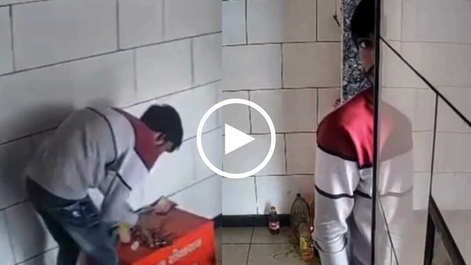 ખજૂરભાઈએ બનાવેલાં મંદિરમાં હથોડી લઈને આવ્યા ચોર, CCTV જોઈને ભાગ્યા આદસંગી હનુમાનજી મંદિરમાં ચોરી