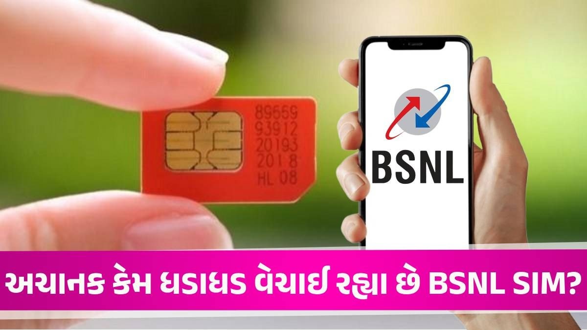 BSNLના 'અચ્છે દિન' શરૂ: સસ્તા રિચાર્જ પ્લાન્સના કારણે ગુજરાતમાં 15 દિવસમાં 70,000 SIM વેચાયા BSNL