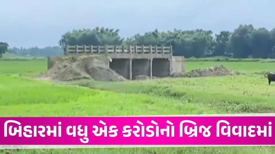 ના નદી, ના નહેર, ના રોડ... બિહારમાં ખેતરની વચ્ચો વચ્ચ બની ગયો 3 કરોડનો બ્રિજ, સરકારે શું સ્પષ્ટતા આપી? Bihar bridge