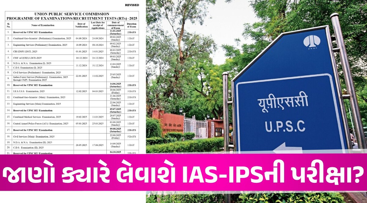 UPSC ની તૈયારી કરતાં ઉમેદવારો માટે ખાસ, પરીક્ષાનું Revised શિડ્યુલ જાહેર, જુઓ સંપૂર્ણ કાર્યક્રમ UPSC