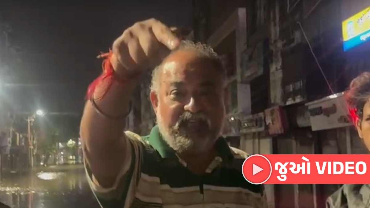 VIDEO : 'અસલી મગરો માર્કેટમાં બેઠા છે...જે વડોદરાને ખાઈ ગયા...', પુરના પાણીથી ત્રાહિમામ થયેલા નાગરિકનો બળાપો વડોદરા જળપ્રલય