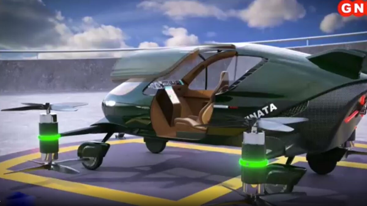 एशिया की पहली हाइब्रिड फ्लाइंग कार