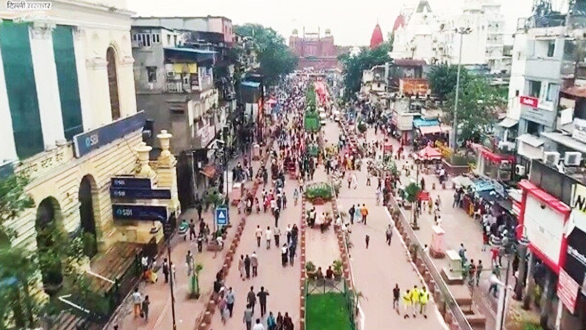 दिल्ली के चांदनी चौक का हुआ कायाकल्प
