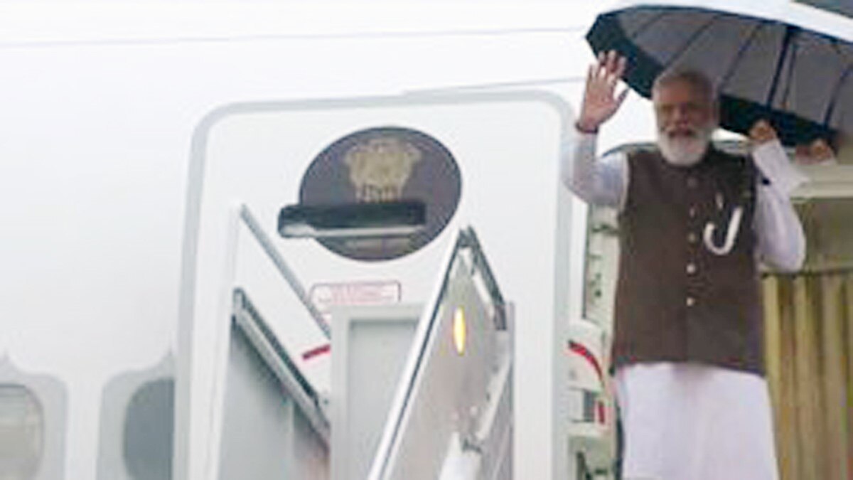 अमेरिका पहुंचने पर पीएम मोदी का जोरदार स्वागत 