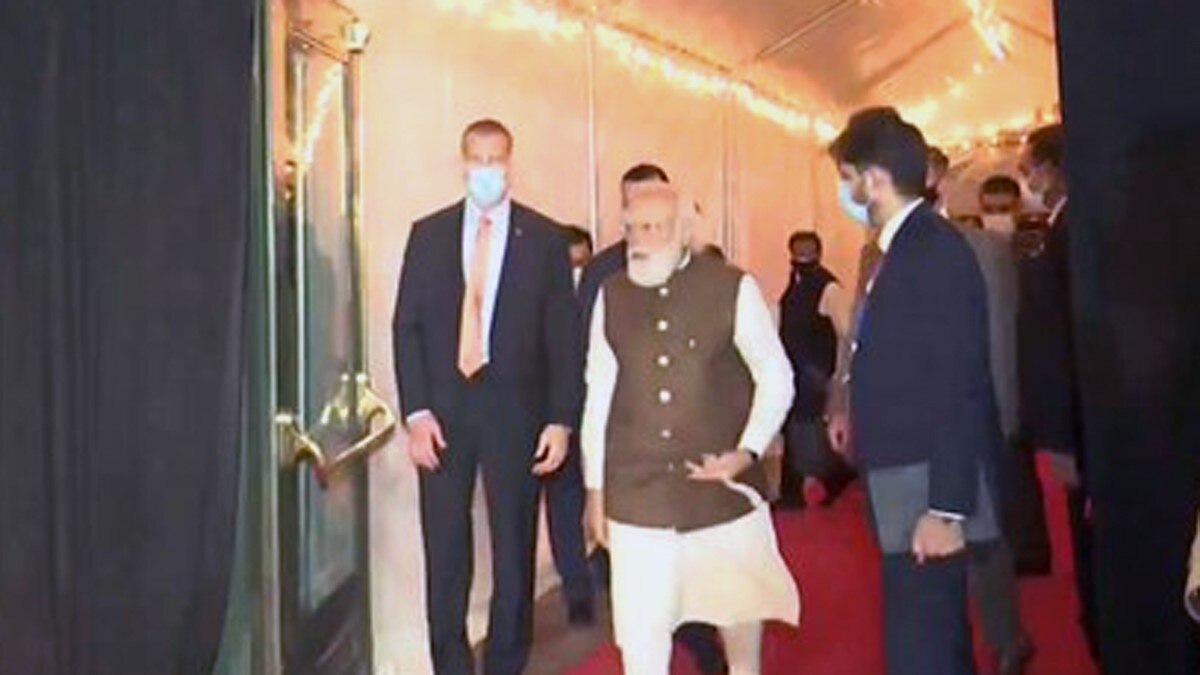 अमेरिका पहुंचने पर पीएम मोदी का जोरदार स्वागत