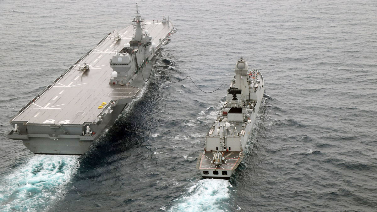 बंगाल की खाड़ी में मालाबार युद्धाभ्यास के दूसरे चरण की शुरुआत