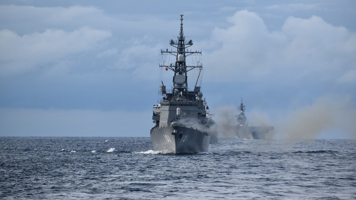 बंगाल की खाड़ी में मालाबार युद्धाभ्यास के दूसरे चरण की शुरुआत