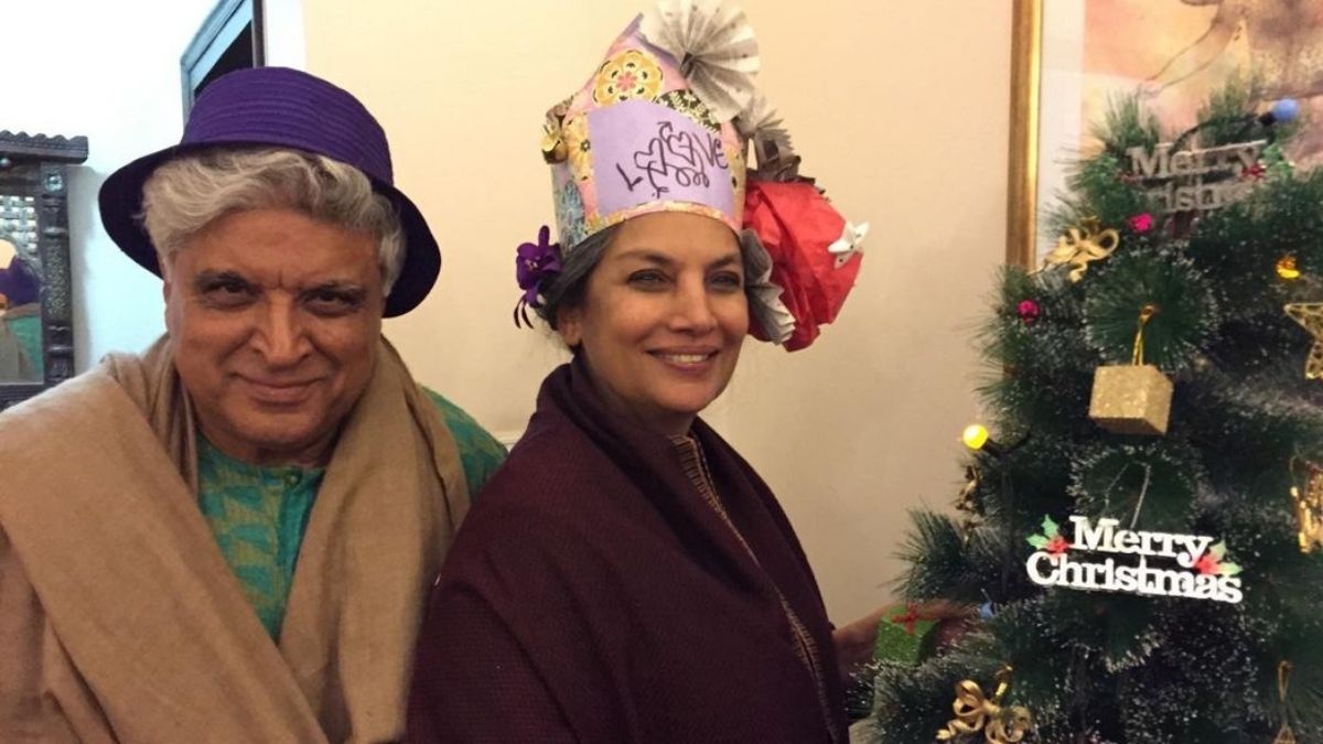 Shabana Azmi and Javed Akhtar Christmas Celebration