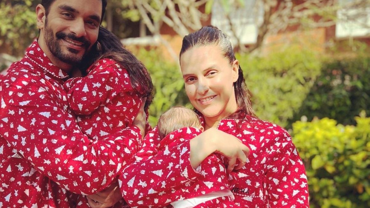 Neha Dhupia Christmas Celebration