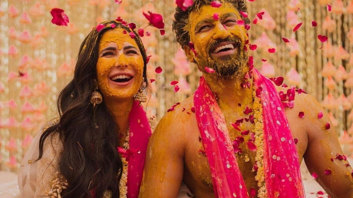 कैटरीना और विक्की की हल्दी 